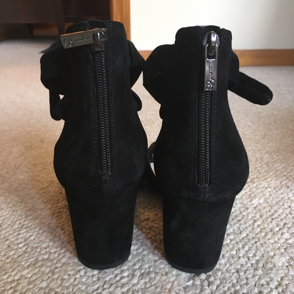 Jessica Simpson Camile high heel black suede sz10 - Picture 4 of 7